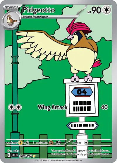 Pidgeotto 208/197 (Obsidian Flames)