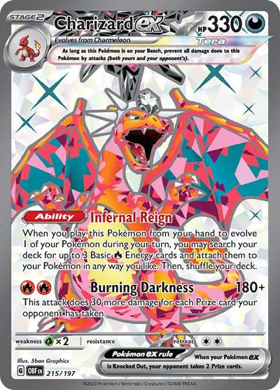 Charizard ex 215/197 (Obsidian Flames)