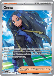 Geeta 218/197 · Holofoil (Obsidian Flames)