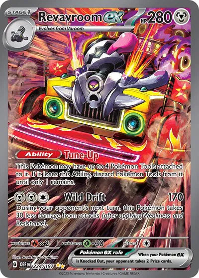 Obsidian Flames  Revavroom Ex 224/197