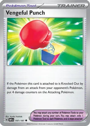 Vengeful Punch 197/197 · Normal (Obsidian Flames)