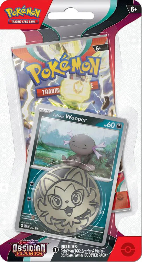 Obsidian Flames Single Pack Blister [Paldean Wooper] · Blister Pack