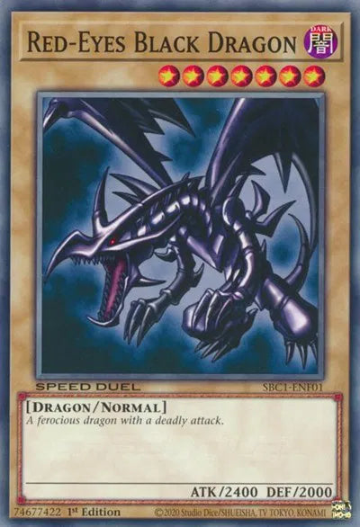 Red-Eyes Black Dragon SBC1-ENF01 (Speed Duel: Streets of Battle City)