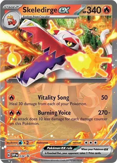 Skeledirge ex 034 (Scarlet & Violet Promo)