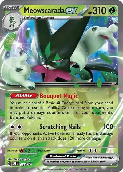 Meowscarada ex 033 (Scarlet & Violet Promo)