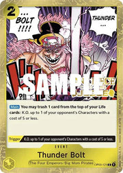 Thunder Bolt (Judge Pack Vol. 2) OP03-121 (One Piece Promotion Cards)