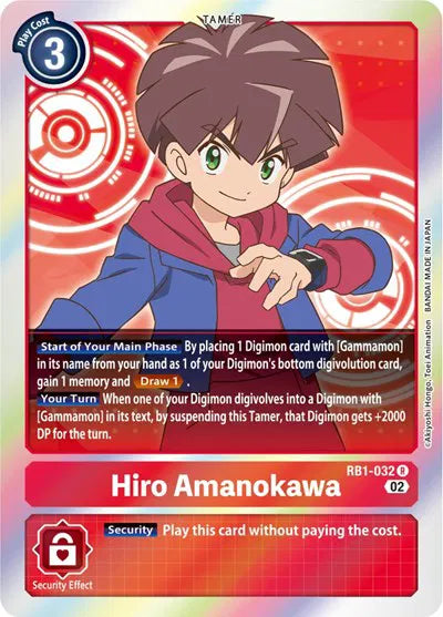 Hiro Amanokawa RB1-032 R (Resurgence Booster)