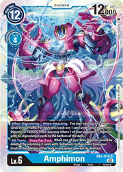 Amphimon RB1-016 SR (Resurgence Booster)
