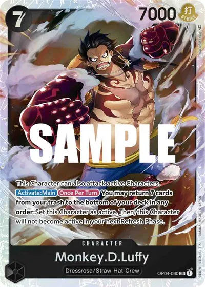 Monkey.D.Luffy OP04-090 (Kingdoms of Intrigue)