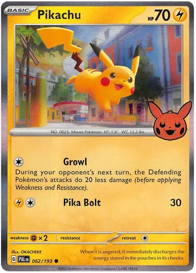 Pikachu 062/193 (Trick or Trade BOOster Bundle 2023)