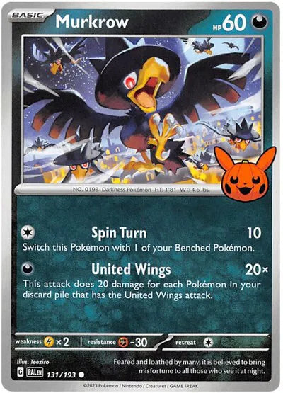 Murkrow 131/193 (Trick or Trade BOOster Bundle 2023)