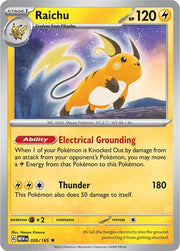 Raichu 026/165 · Holofoil (SV: 151)