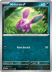 Nidoran M 032/165 · Normal (SV: 151)