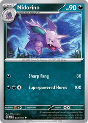 Nidorino 033/165 · Normal (SV: 151)