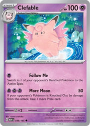 Clefable 036/165 · Reverse Holofoil (SV: 151)