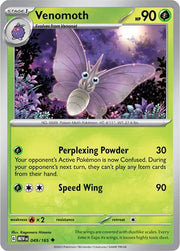 Venomoth 049/165 · Reverse Holofoil (SV: 151)