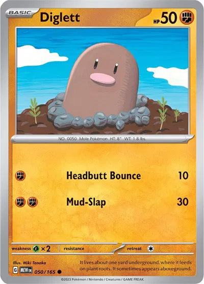 Diglett 050/165 · Normal (SV: 151)