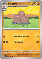 Dugtrio 051/165 · Normal (SV: 151)