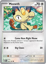 Meowth 052/165 · Normal (SV: 151)