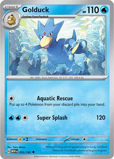 Golduck 055/165 · Normal (SV: 151)