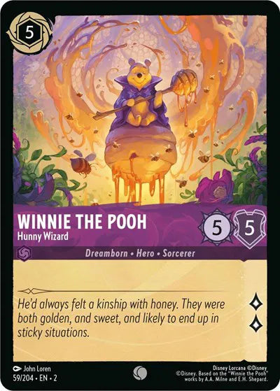 Winnie the Pooh - Hunny Wizard 59/204 · Normal (Rise of the Floodborn)