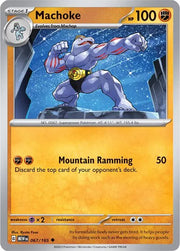 Machoke 067/165 · Normal (SV: 151)