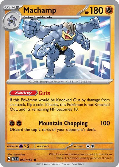 Machamp 068/165 · Holofoil (SV: 151)