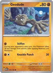Geodude 074/165 · Normal (SV: 151)