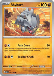 Rhyhorn 111/165 · Normal (SV: 151)