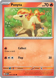 Ponyta 077/165 · Reverse Holofoil (SV: 151)