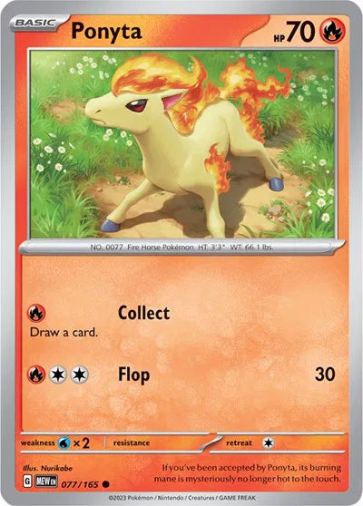 Ponyta 077/165 · Normal (SV: 151)