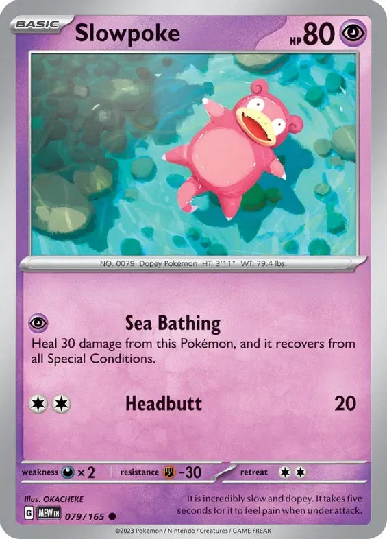 Slowpoke 079/165 · Normal (SV: 151)