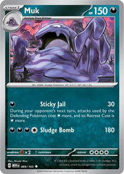Muk 089/165 · Reverse Holofoil (SV: 151)