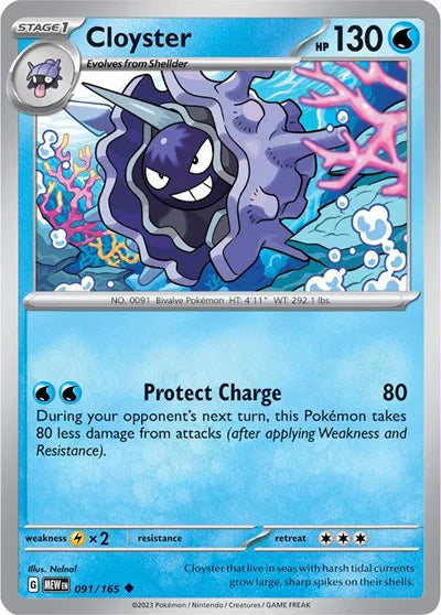 Cloyster 091/165 · Normal (SV: 151)