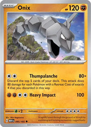 Onix 095/165 · Reverse Holofoil (SV: 151)