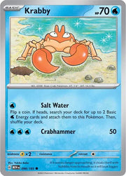 Krabby 098/165 · Normal (SV: 151)