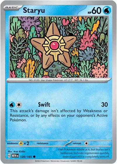 Staryu 120/165 · Normal (SV: 151)
