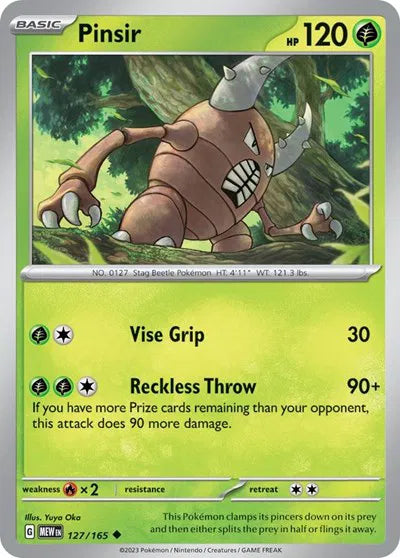 Pinsir 127/165 · Normal (SV: 151)