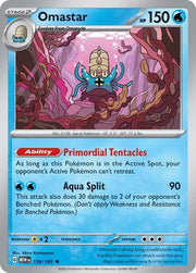 Omastar 139/165 · Reverse Holofoil (SV: 151)