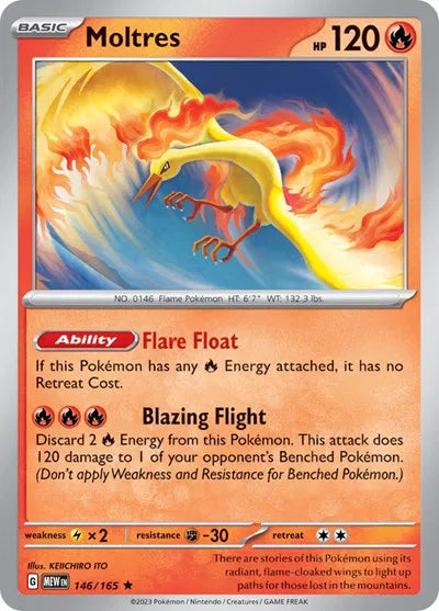 Moltres 146/165 · Holofoil (SV: 151)