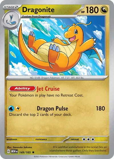 Dragonite 149/165 · Holofoil (SV: 151)