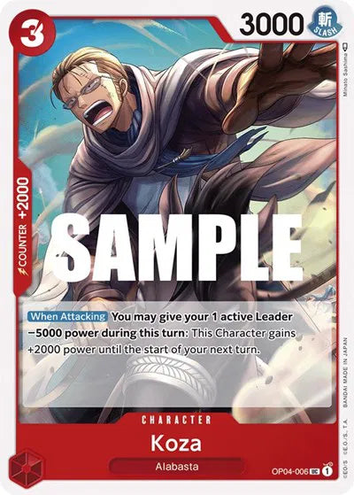 Koza OP04-006 (Kingdoms of Intrigue)