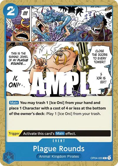 Plague Rounds OP04-055 · Normal (Kingdoms of Intrigue)