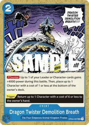 Dragon Twister Demolition Breath OP04-057 · Normal (Kingdoms of Intrigue)