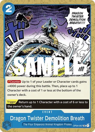 Dragon Twister Demolition Breath OP04-057 (Kingdoms of Intrigue)
