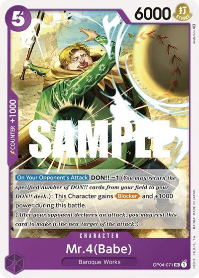 Mr.4(Babe) OP04-071 · Normal (Kingdoms of Intrigue)