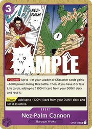 Nez-Palm Cannon OP04-075 · Normal (Kingdoms of Intrigue)