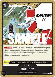Barrier!! OP04-095 (Kingdoms of Intrigue)