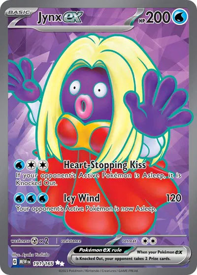 Jynx ex 191/165 · Holofoil (SV: 151)