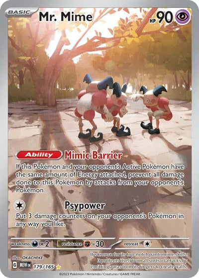 Mr. Mime SV: 151 Illustration Rare 179/165